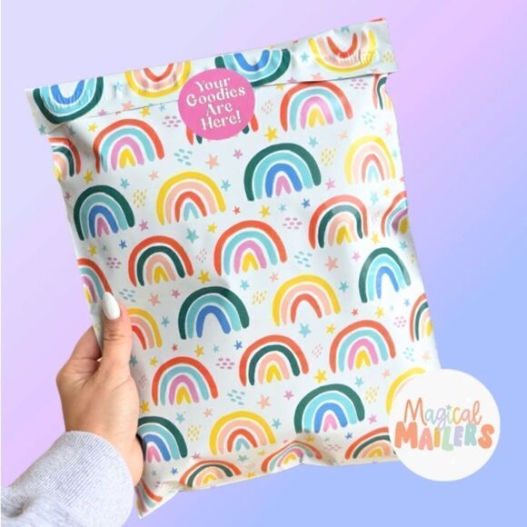 Poly mailers bubble mailers mix sizes poly mailers and stickers - Picture 6 of 15